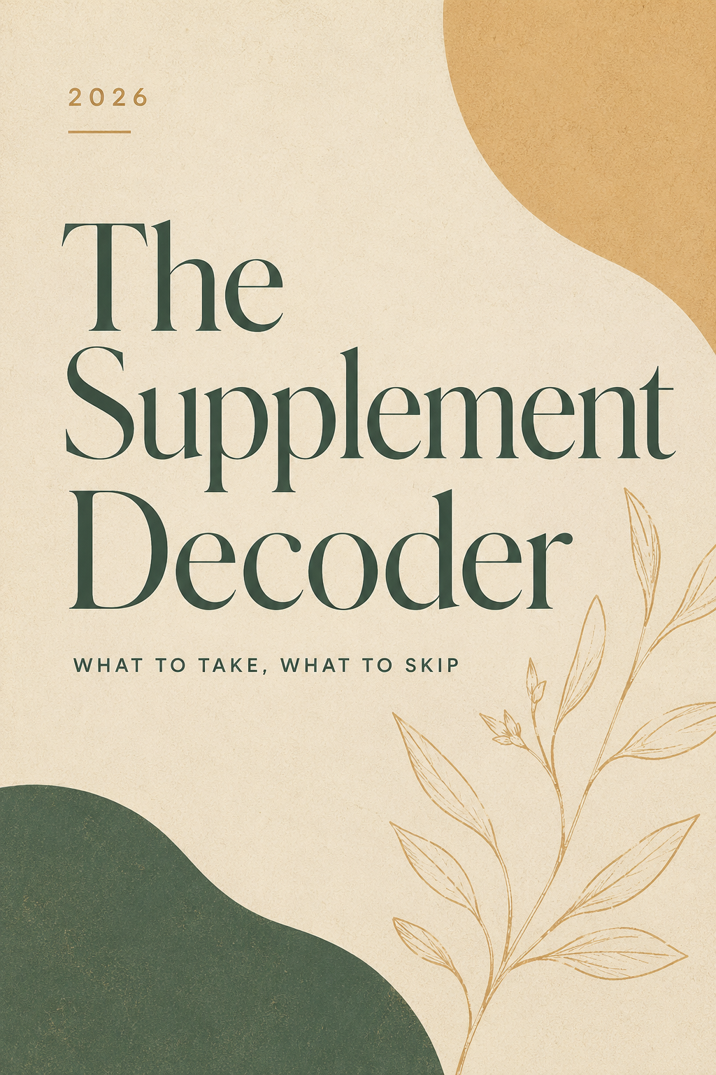 Cover of The Supplement Decoder